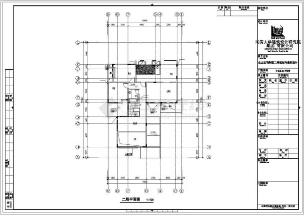 496+507平米两套2层砖混结构单体别墅平面设计CAD图纸（含地下室）-图二