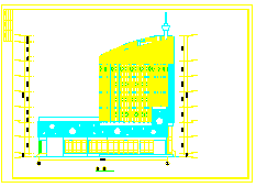 某餐厅设计建筑施工CAD图纸_图1