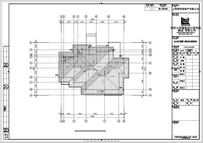 成都某小区512平米两栋双层砖混结构高档单体别墅建筑设计CAD图纸_图1