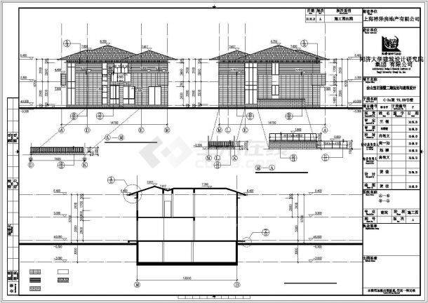南宁市万泉村某478平米2层砖混单体别墅建筑设计CAD图纸（含地下室）-图一