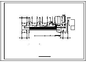 某三层办公楼电气施工cad图(含电力照明，消防设计)-图二