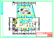 某连锁咖啡厅室内装修cad设计详细施工图纸_图1