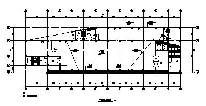 某地上十层带地下一层车库综合楼电气施工cad图(含弱电，照明，消防设计)-图一