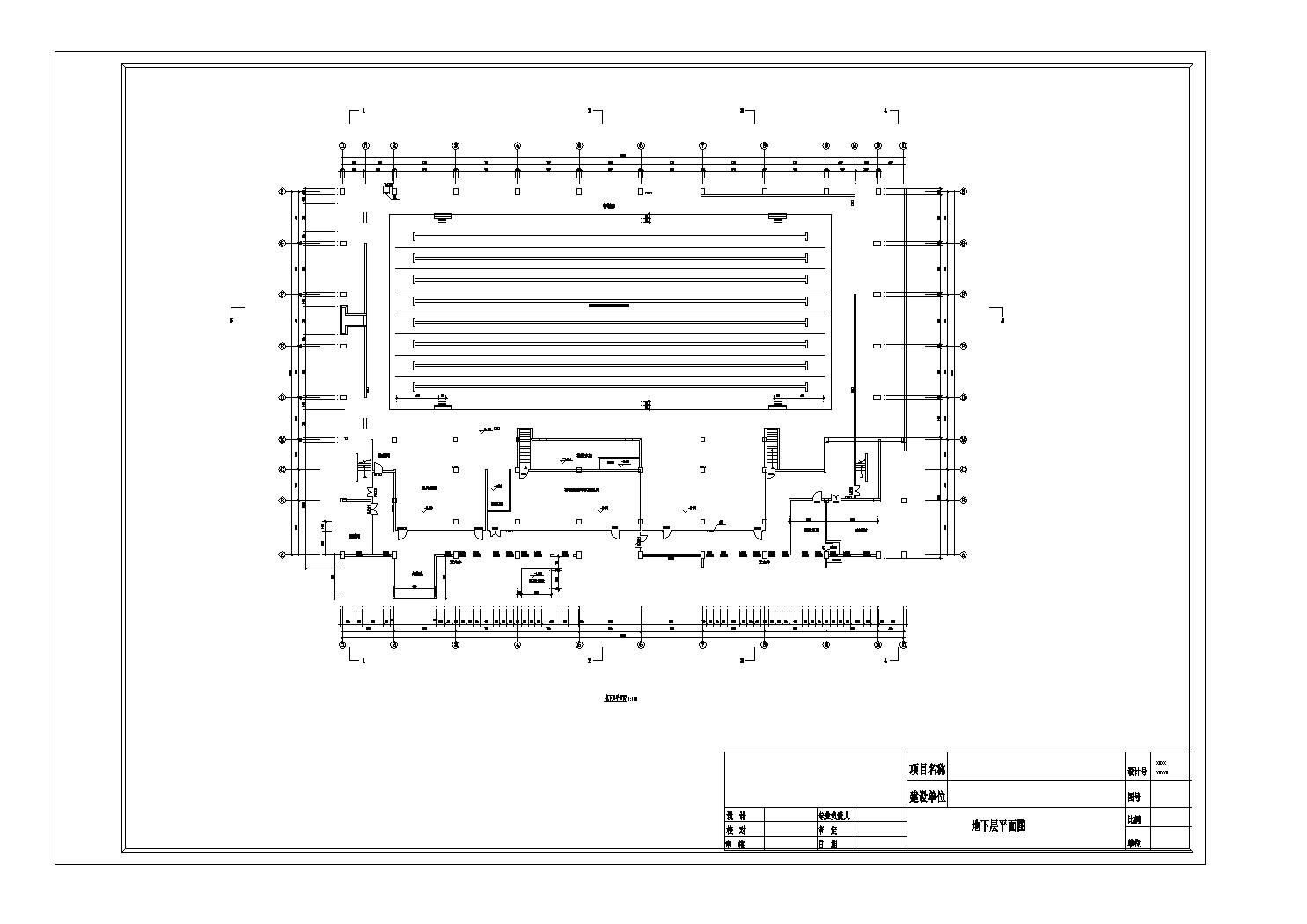 某市多层游泳馆中央空调系统设计CAD参考施工图