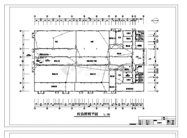 某城市厂房电气工程布置CAD参考施工图-图二