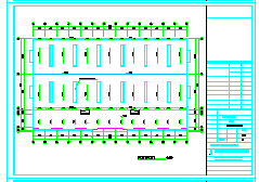 某钢结构建筑物流中心施工cad设计图纸_图1