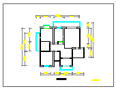 130平米室内家装设计cad方案施工图布置图纸_图1