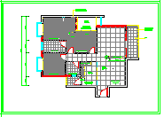 经典大户型住宅样板房cad平面设计施工图纸-图二
