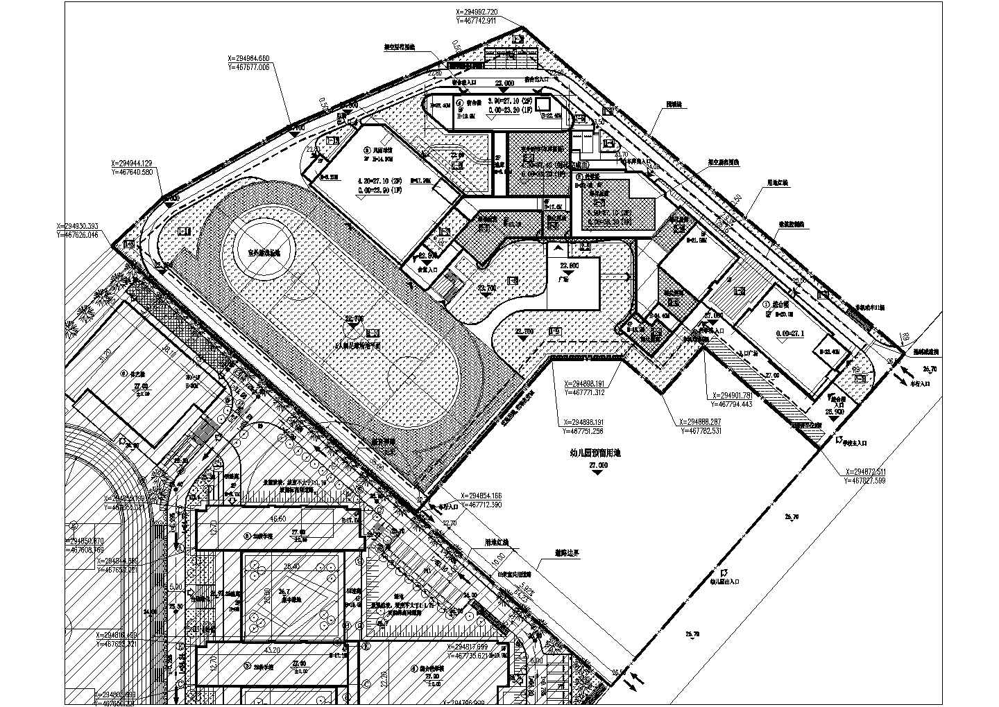 某商业建筑全套规划方案设计施工CAD图纸
