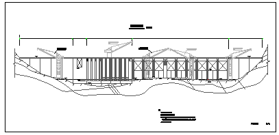 某混凝土水电站整套施工方案cad图纸_图1