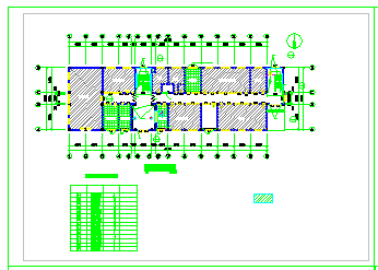 某技术学校大楼室内装饰cad装修平面设计施工图