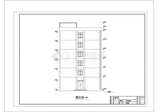 【6层】综合办公楼全套设计（7153平，含计算书，建筑图，结构图）-图一