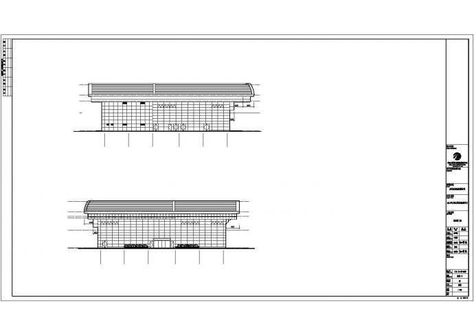 某航站楼办公楼建筑方案设计施工CAD图纸_图1