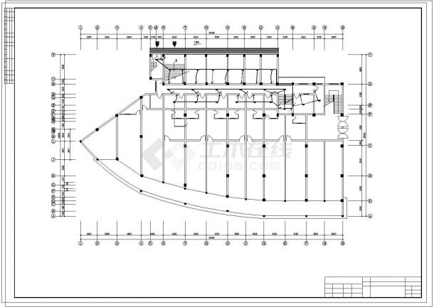 某地区商住楼电气CAD设计施工图纸-图一
