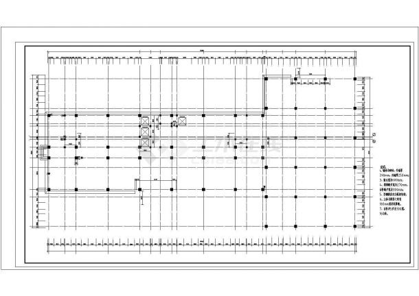 某十层12880平米框架办公楼毕业设计（含计算书，部分建筑、结构图）-图二