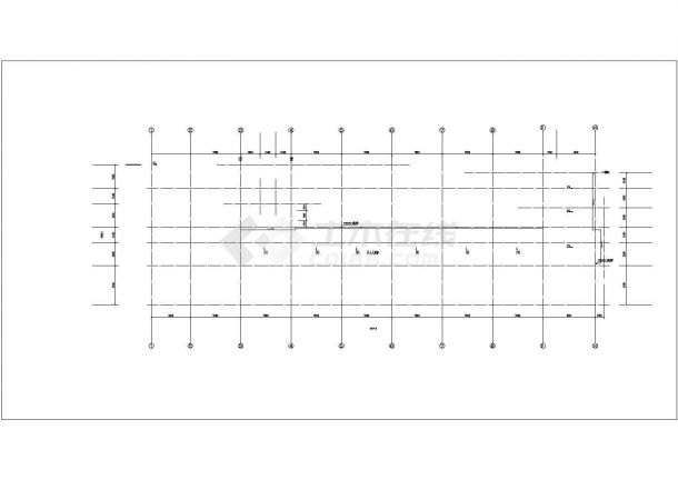 8层9405平米一字型框架办公楼施工组织设计（含建筑图、结构图、计算书）-图一