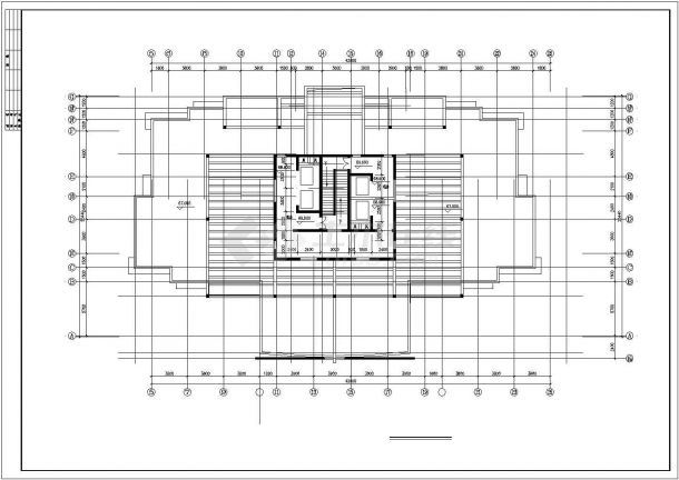 【泰州】某地高层住宅楼全套施工设计cad图（含各层平面图）-图一