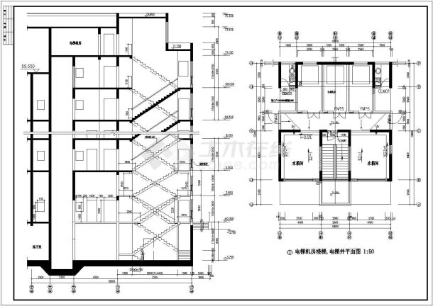 【苏州】某地高层住宅及会所全套施工设计cad图纸-图二