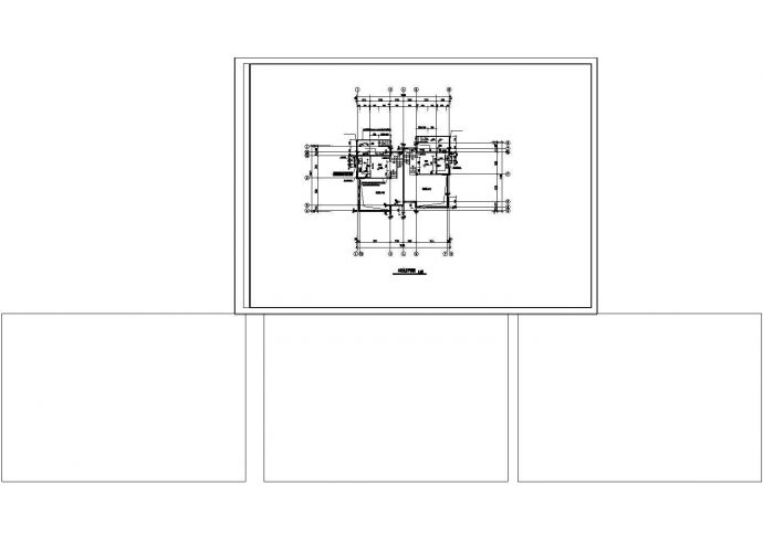 某双拼别墅设计CAD建筑施工图_图1