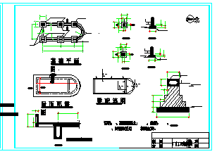 某工厂门卫建筑CAD结构施工设计图纸_图1