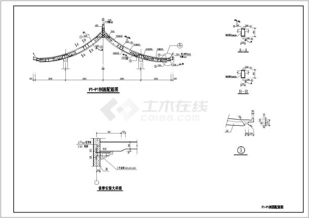 某古建筑小品CAD大样完整详细施工图-图二