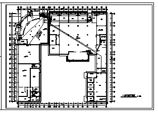 某四层汽车城综合楼全套电气施工cad图(含照明，弱电，电话,及有线电视系统设计)-图二