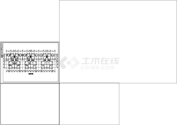 [北京]多层住宅楼建筑cad设计施工图纸-图二