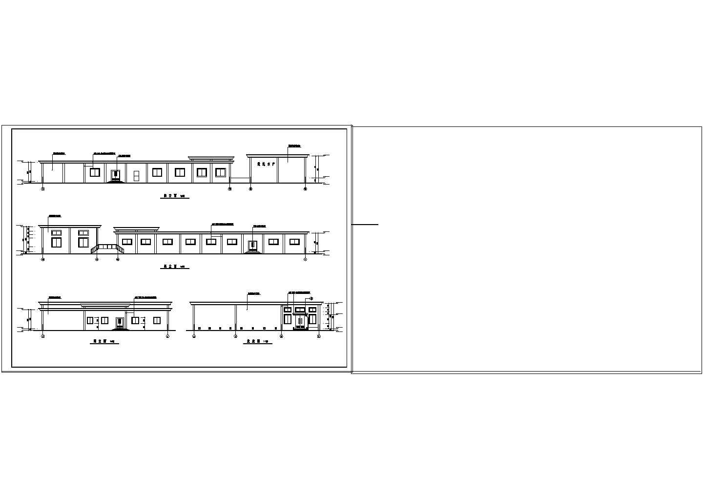 [临海]一整套冷库cad建筑设计施工图纸