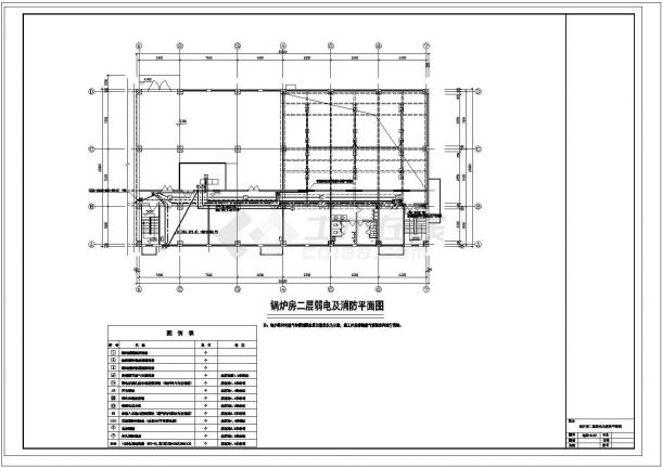 2层1310平米住宅小区配锅炉房工程电建施cad图，共十张-图二