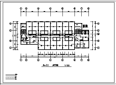 某十二层带地下室教导大队综合楼电气施工cad图(含消防设计)-图一