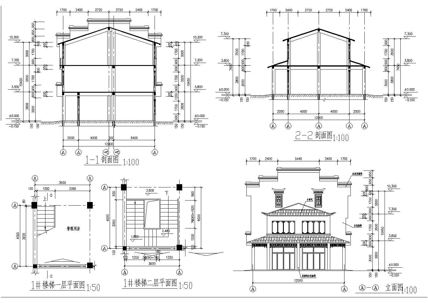 某古建CAD大样完整设计全套施工图