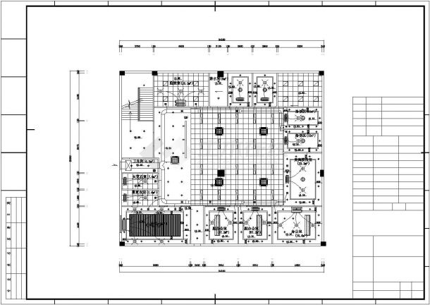 某商业办公楼多联机空调系统设计施工CAD图-图二