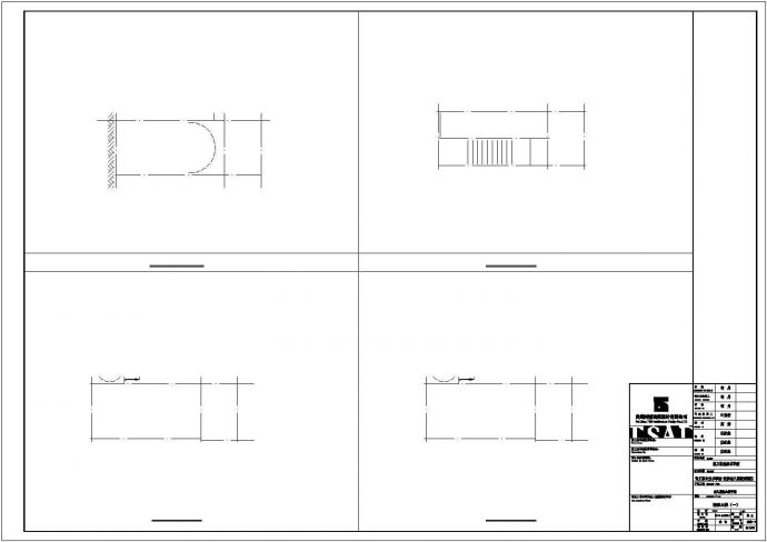 遵义市某附属幼儿园5000平米3层框架结构教学楼建筑设计CAD图纸_图1