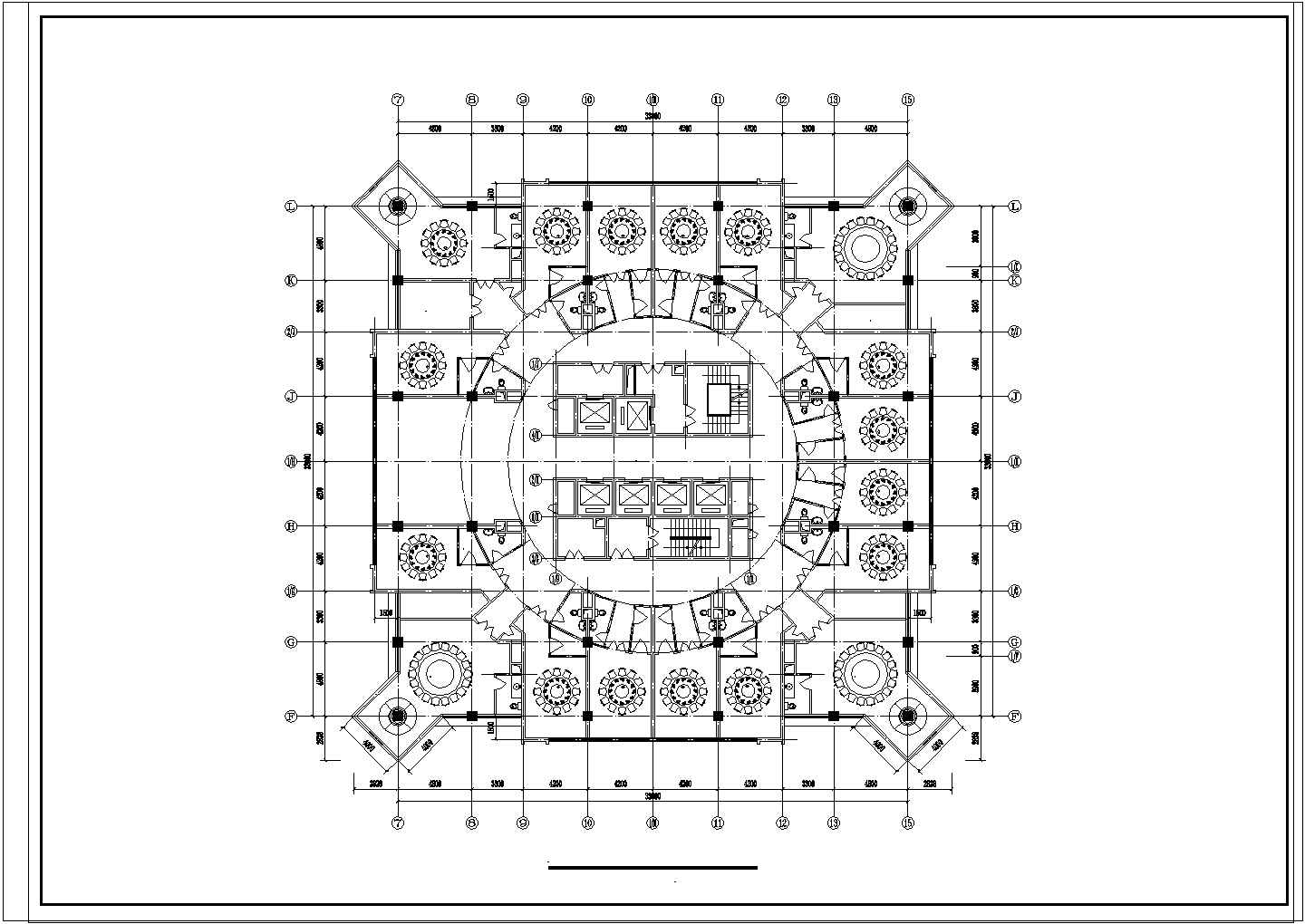 [星级酒店]一套五星级酒店设计cad方案施工图纸