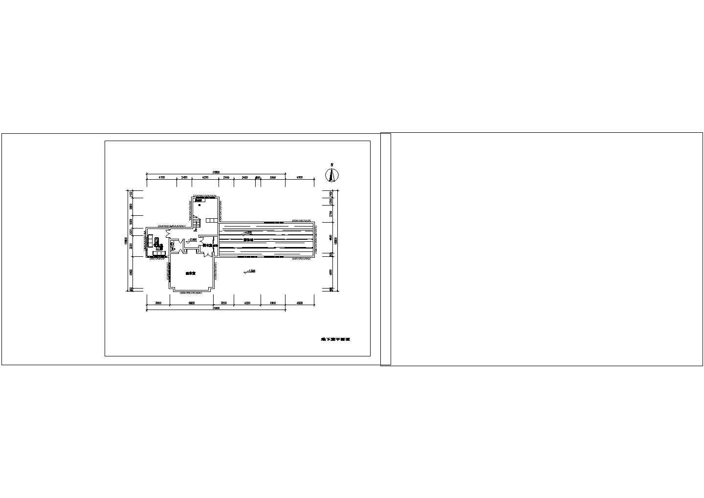 1+2+1夹层豪华别墅建筑设计图CAD图纸设计【平立剖】