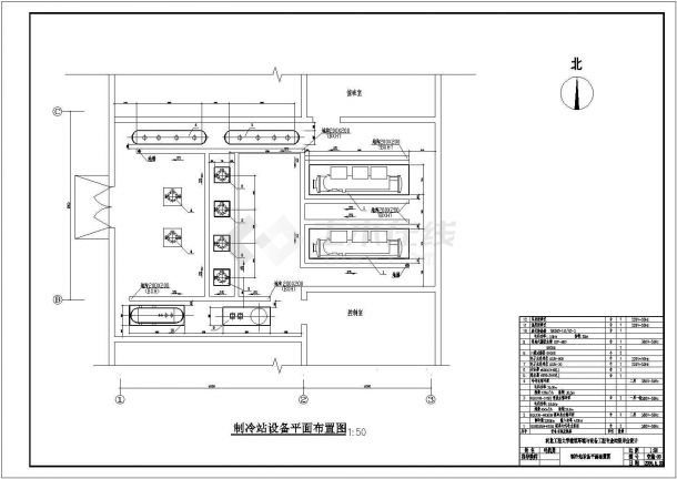 [学士]某商场空调系统全套施工设计cad图纸(含设计及施工说明)-图二