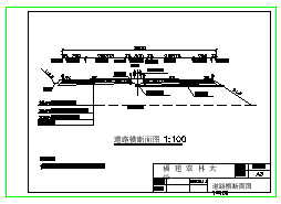 某路面设计详细节点CAD施工图纸-图一