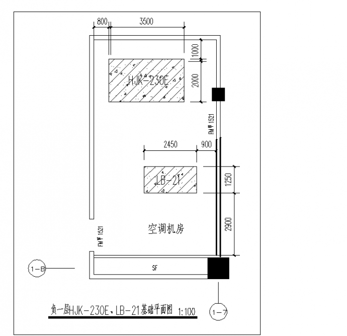 四川某公共建筑空调及通风系统设计施工cad图纸_图1