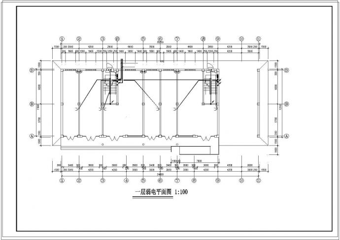 某六层框架结构住宅楼全套电气施工cad图纸_图1