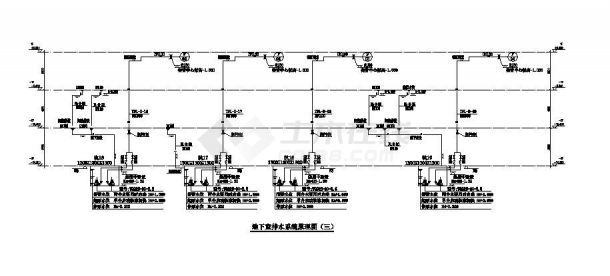 环球大厦地下室系统原理图-图二