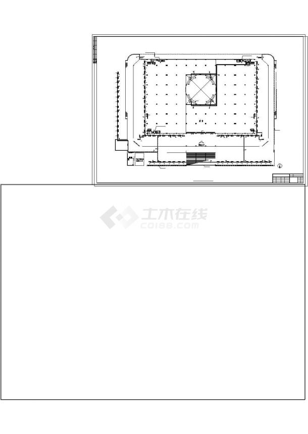 某商业广场空调管线设计全套施工cad图纸-图二