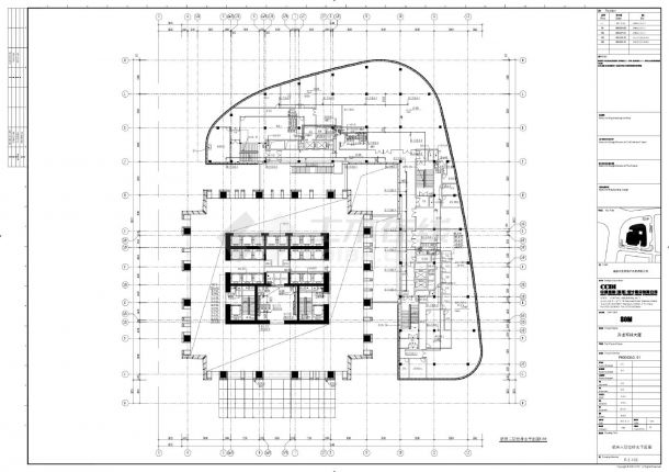 升龙环球大厦-P-2-101～136塔楼给排水施工CAD图-图二