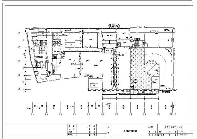 某省医院消毒供应中心整套净化空调设计施工cad图纸_图1