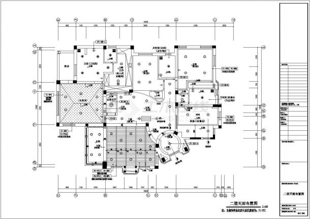 某三层别墅室内CAD全套构造设计大样施工图-图一