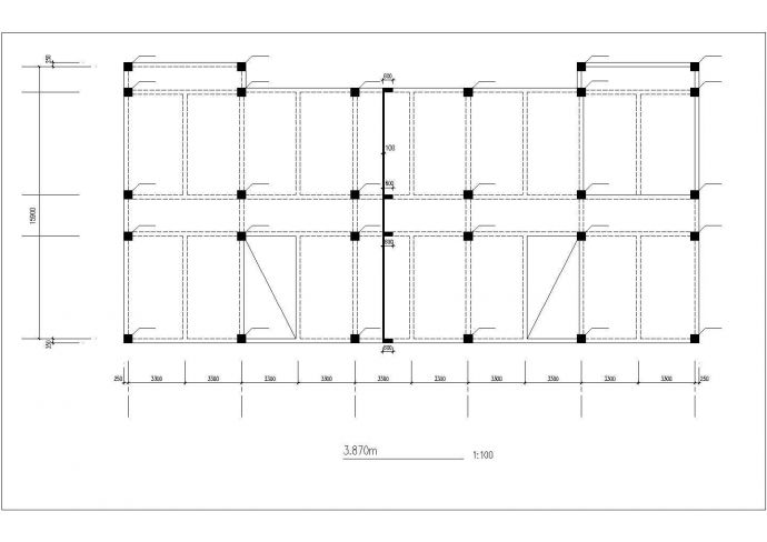 1550.7平米三层机械厂办公楼毕业设计（计算书、部分建筑结构图纸）_图1