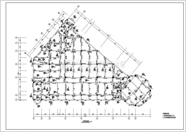 某地区小区会所建筑结构全套方案设计施工CAD图纸-图一