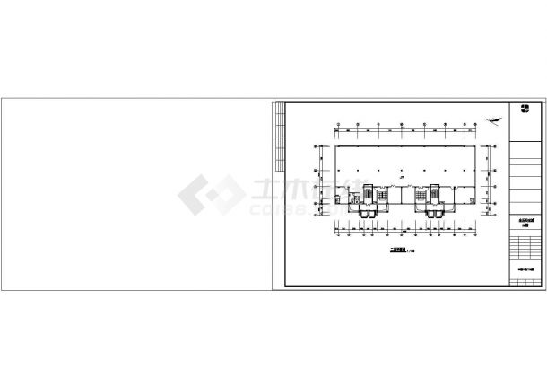 某地区多层综合楼建筑cad设计施工图纸-图二