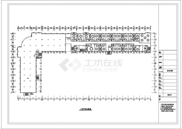 山东某酒店建筑设计方案CAD图-图二