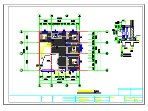 二层11.36×11建筑结构水电施工图纸-图二