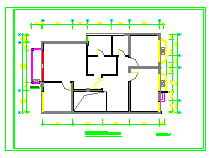 三层别墅全套装修设计CAD图纸_图1